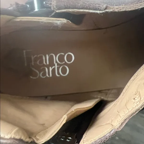 Franco Sarto Keegan Boot Brown Leather Bootie Women’s Size 7.5 > - Image 9