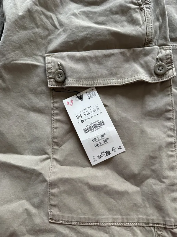 Zara Lace-up Cargo pants  - Image 3