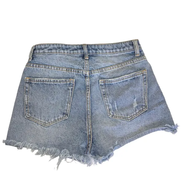 Signature 8 Low Waist Destroyed Denim Short🦎🌵 - Image 3