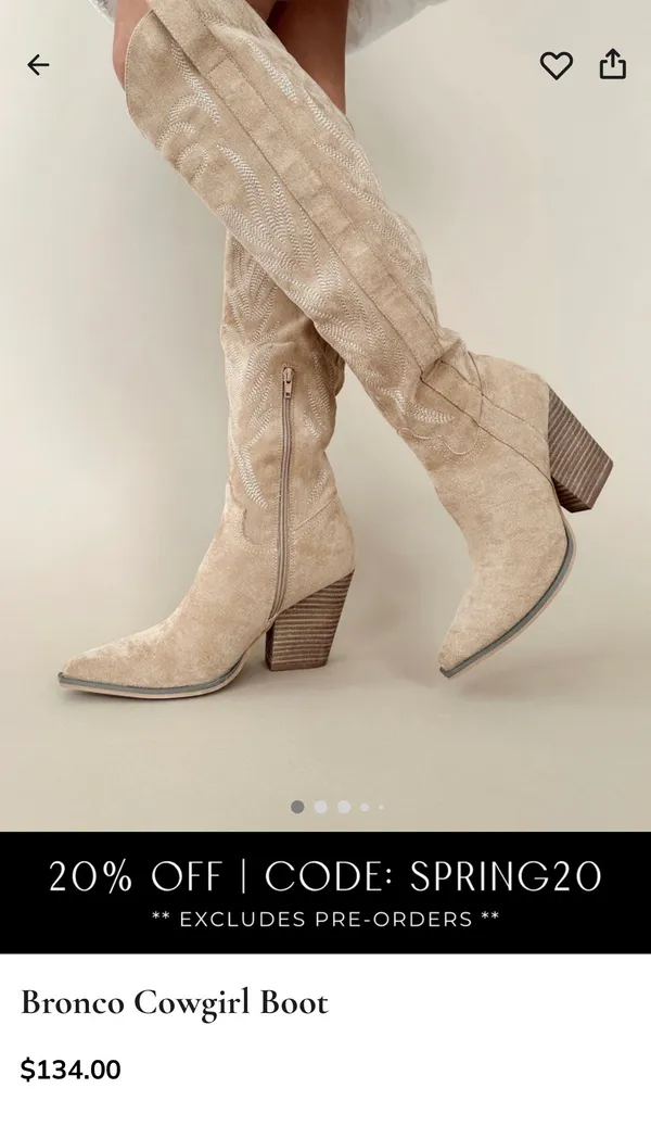 Lane 201 Bronco cowgirl boot - Image 3