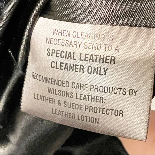 Wilson’s Leather Size Medium Black Soft Leather‎ Jacket Coat - Image 4
