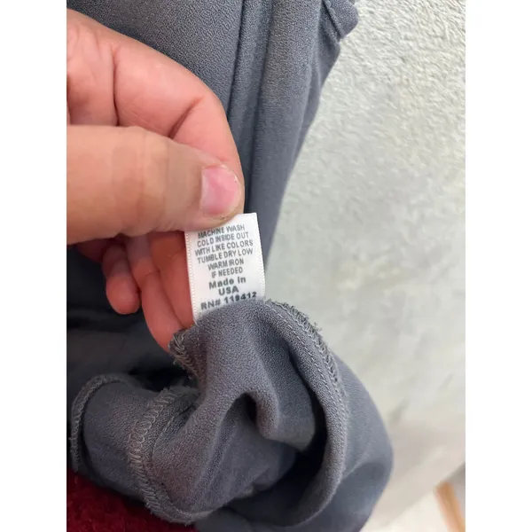 Monrow x Revolve‎ Vintage Gray Henley Romper Soft Jersey Sleeveless Lounge M NEW - Image 7