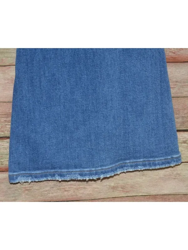 Rockin C Jeans Womens 28 Bell Bottom Flare Highrise Paper Bag Waist Retro Rodeo - Image 9