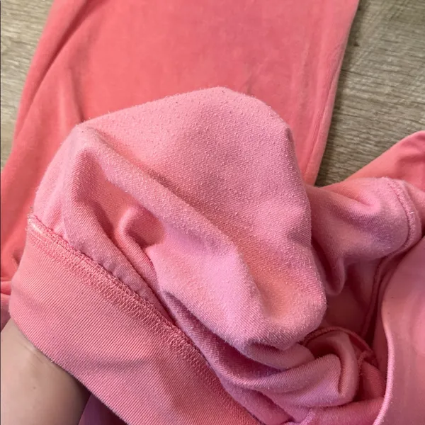 Y2K Juicy Couture Pink Velour Lounge Pants Size L - Image 3