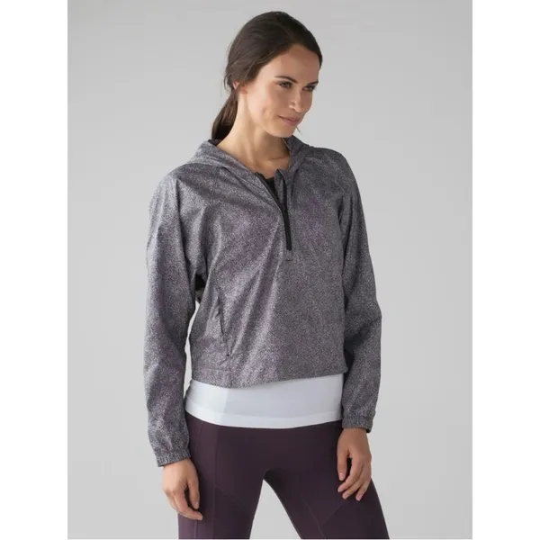 🆕 NWOT Lululemon I Put A Shell On You Crop Jacket Lightweight Pullover Hood 6 - Image 2