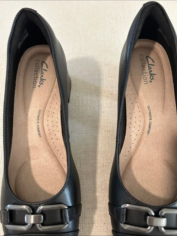Clarks Iridessa Erin Pump, Black, Size 9.5M, NWT no box - Image 8