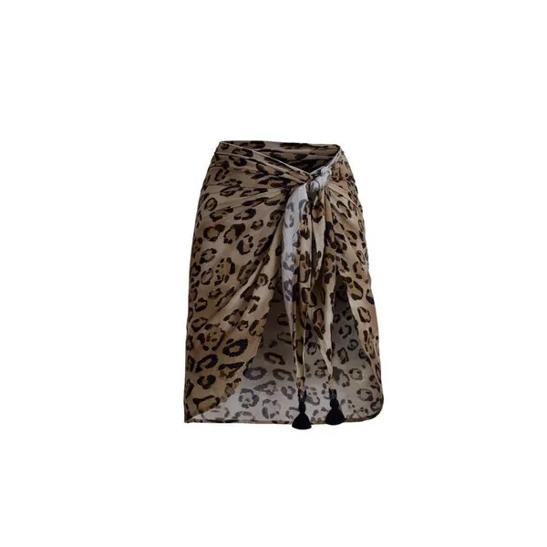 New. PQ Leopard Sarong. O/S. Retails $94 - Image 4