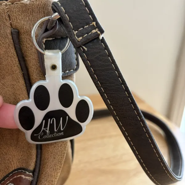 Dog Paw Print Handbag Crossbody Purse Shoulder Bag Western Style Pet Animal - Image 3