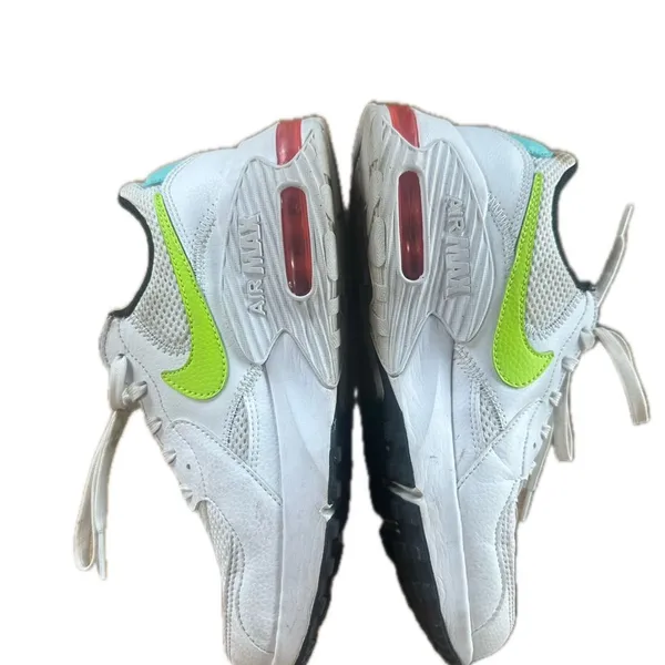 Nike White Air Max Excee CW5606-100 Lace Up Shoes Women’s sz. 7 Orange Blue Gr. - Image 3