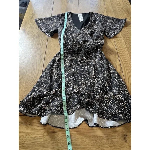 Sadie & Sage Polka Dot Dress Size Small Midi‎ Fit & Flare Cottagecore Preppy - Image 3