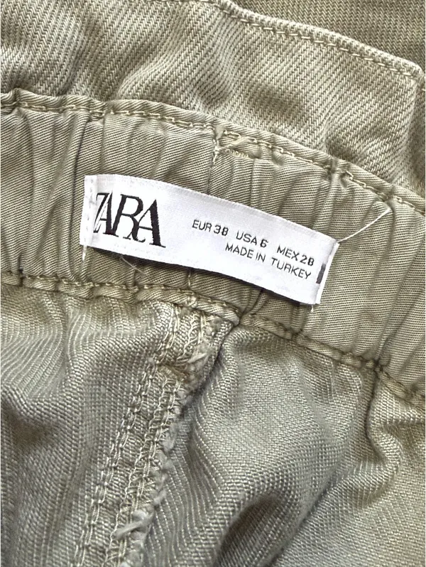 Zara green pants - Image 3