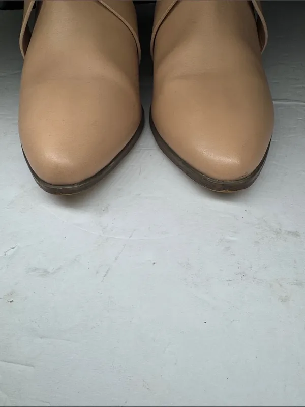 Dolce Vita Drako Tan Strappy Pointed-Toe Ankle Booties 8 neutral casual western - Image 12