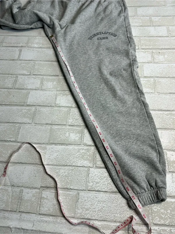 Gymshark Weight Lifting Club Jogger Women’s Light Gray Size Medium - Image 9