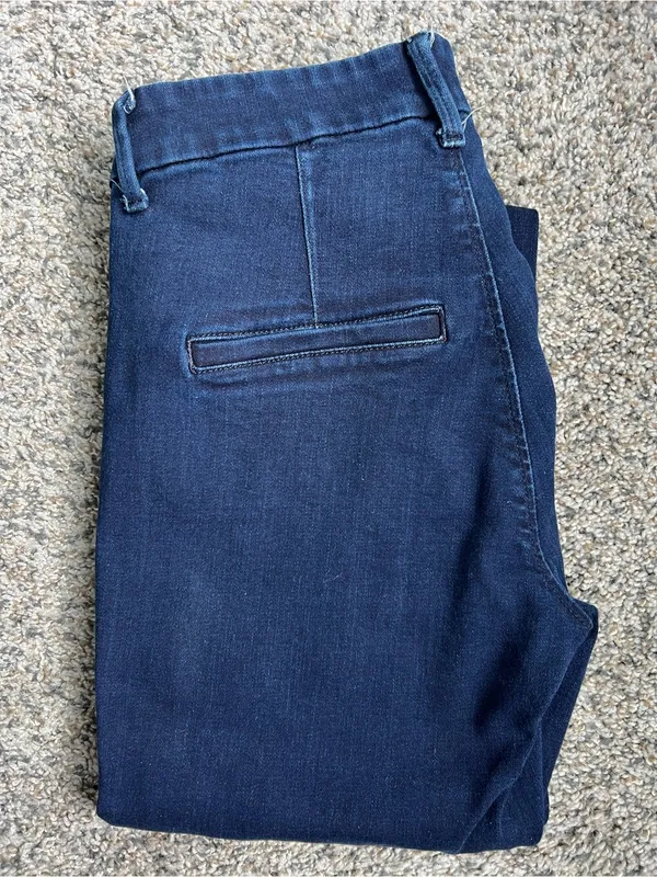 Express Dark Blue Boot Cut Jeans - Image 4