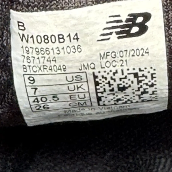 New Balance Fresh Foam X 1080 v14 Black 9mens / 7.5 Women’s B W1080B14 - Image 14