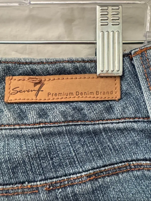 Seven7 Women's Mid-Rise Sexy Flare Vintage Wash Jeans - Image 7