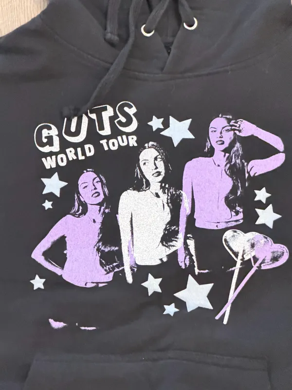 Olivia Rodrigo GUTS World Tour Photo Hoodie - Image 4