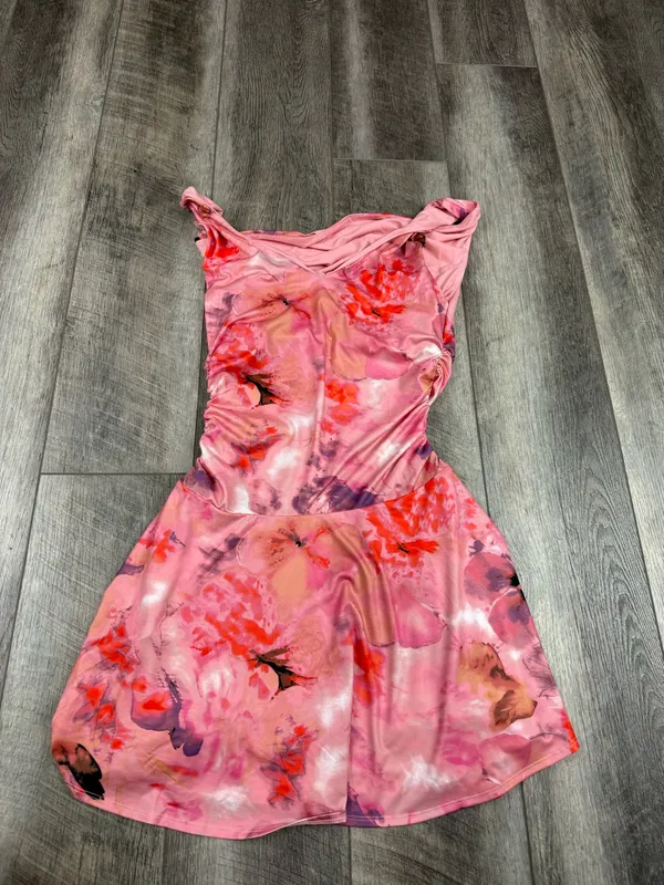 Abercrombie Pink Print Dress - Image 9