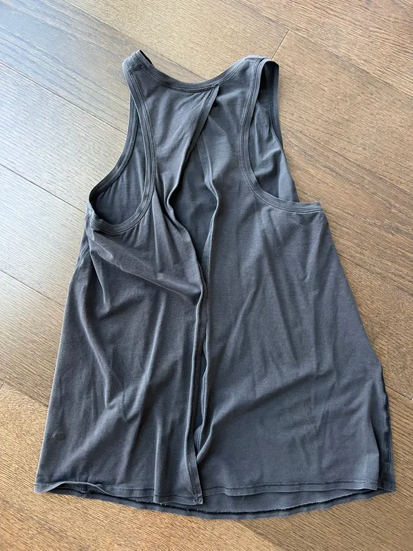 black tie back tank - Image 2