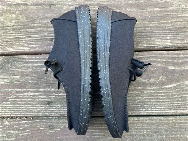 Hey Dude Wendy Canvas Mono Women’s Black Minimalist Loafers/Shoes|Size:W5 EU:36 - Image 7