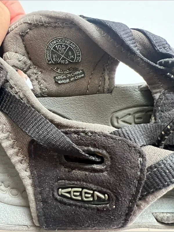SOLD Keen Women’s Gray and Black Closed-Toe Hiking Water Sandals - Image 9