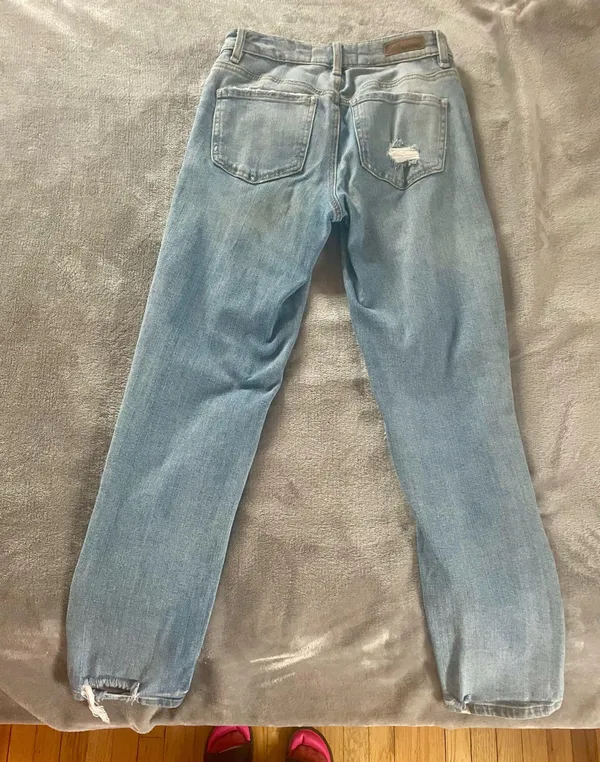 Garage Jeans Ripped Girlfriend light wash - Image 6
