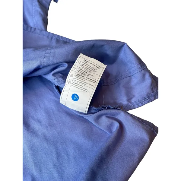 Carhartt Scrub Top Womens Small‎ V Neck Short Sleeve Womens S Blue - Image 5