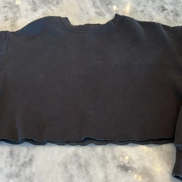 Allfenix Cropped Hoodie Black Size M - Image 3