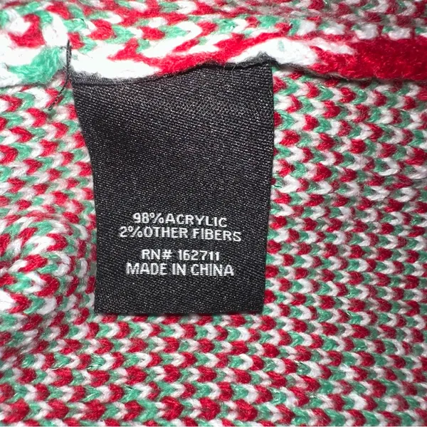 33 Degrees Christmas Tree Ugly Christmas Sweater XL NWT - Image 5