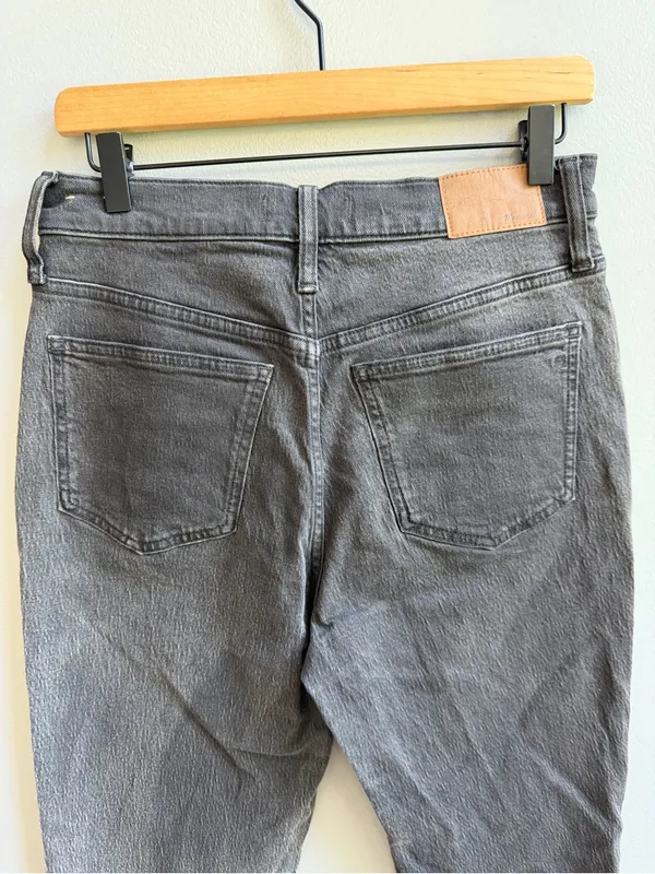 Madewell The Perfect Vintage Jean Faded Black Size 27 High Rise Ankle Length - Image 6