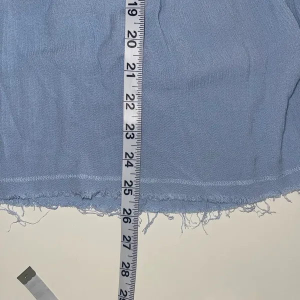 Daytrip Buckle Baby Blue Off The Shoulder Thermal Babydoll Top - Image 8
