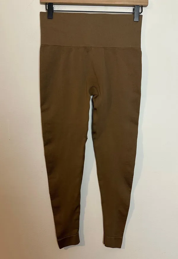 Set Active - Sculptflex Leggings Brown Athletic Gym Training Yoga Workout Pant - Image 2