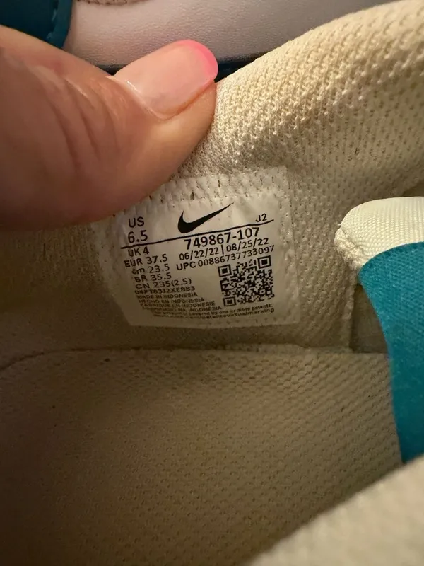 Nike Court Royale White/Dark Teal Green Sneakers - Image 5