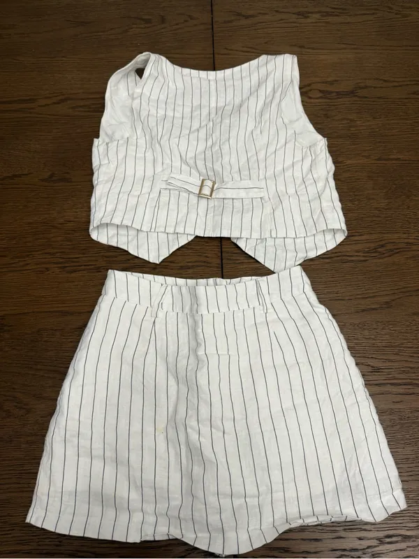 DISSH Linen Vest & Skirt Set - Image 5