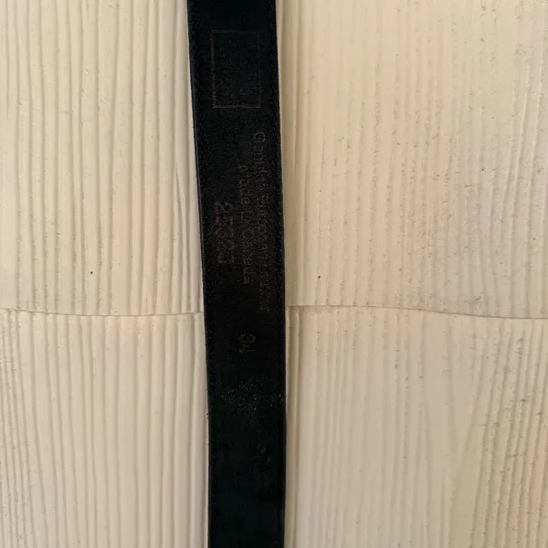 Genuine Black Leather Belt - Image 4