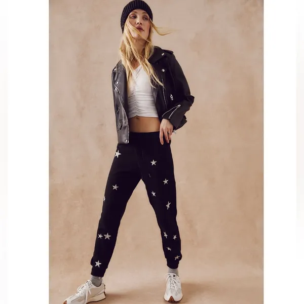 Free People Driftwood Stevie Star Joggers - Image 14