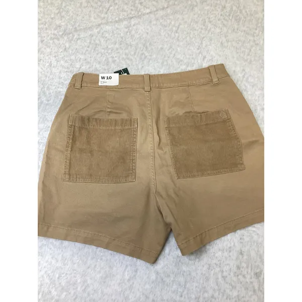 Alpine Design Womens Sahara Sand Mixed Fabric Corduroy Utility Shorts ADW24806 - Image 3