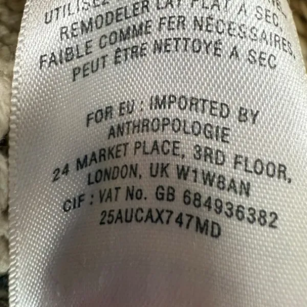 Anthropologie Yellow Bird‎ Chunky Cardigan Sweater Size XS - Image 16
