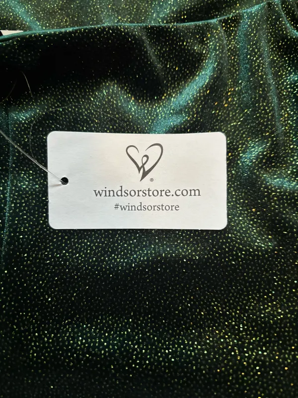 Windsor Midnight Magic Glitter Velvet Mini Dress - Image 4