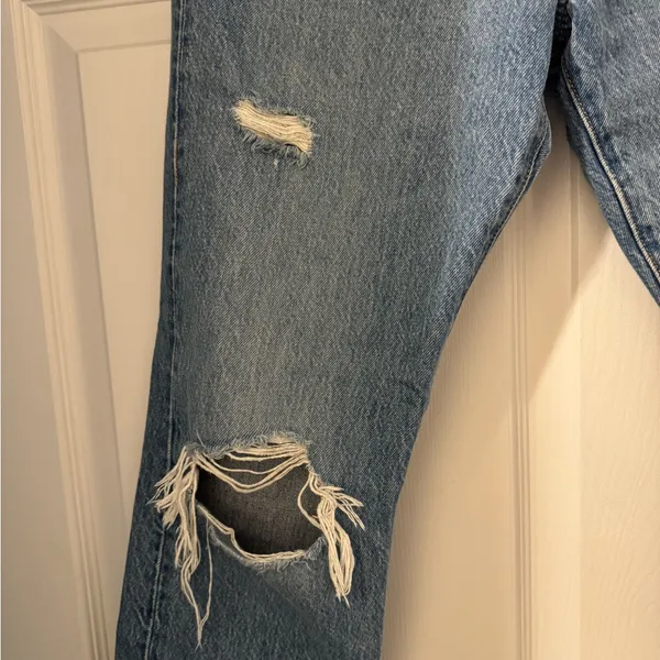 Levi's Light Blue Boyfriend Jeans - Image 2