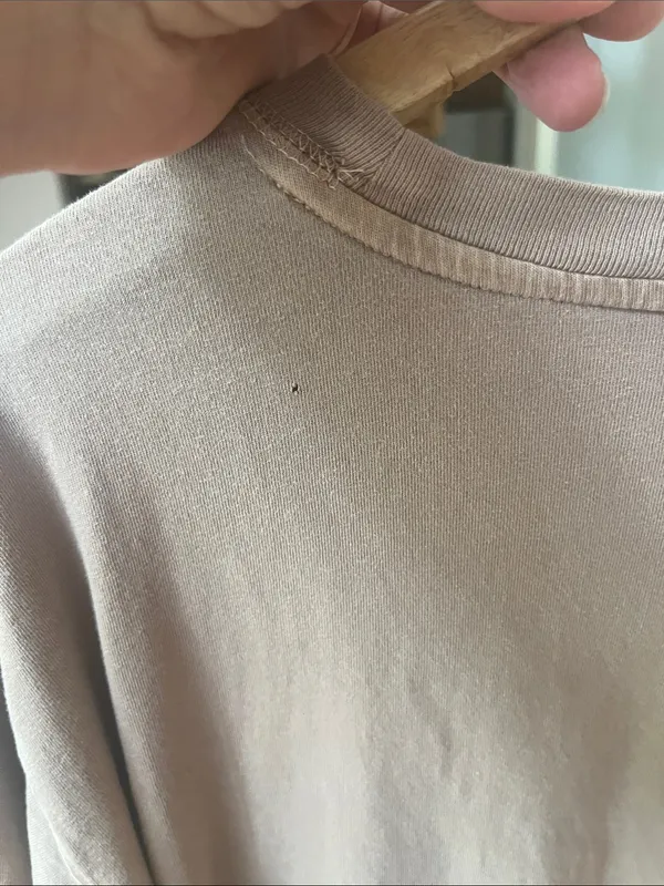 Old Navy Oversized Basic Cotton T Shirt Solid Tan - Image 7