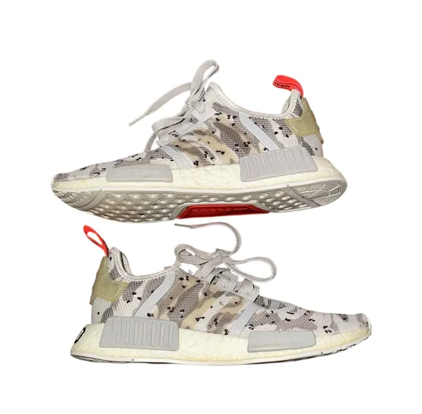 Adidas NMD R1 chalk white/gray camo running shoes - Image 4