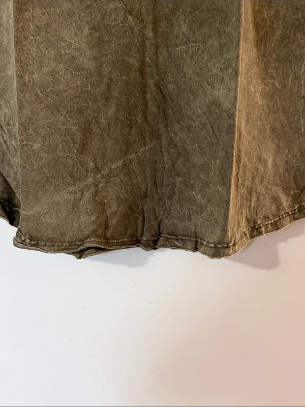 Zenana NWOT Outfitters Washed Mocha V-Neck Sleeveless Tank - Image 4