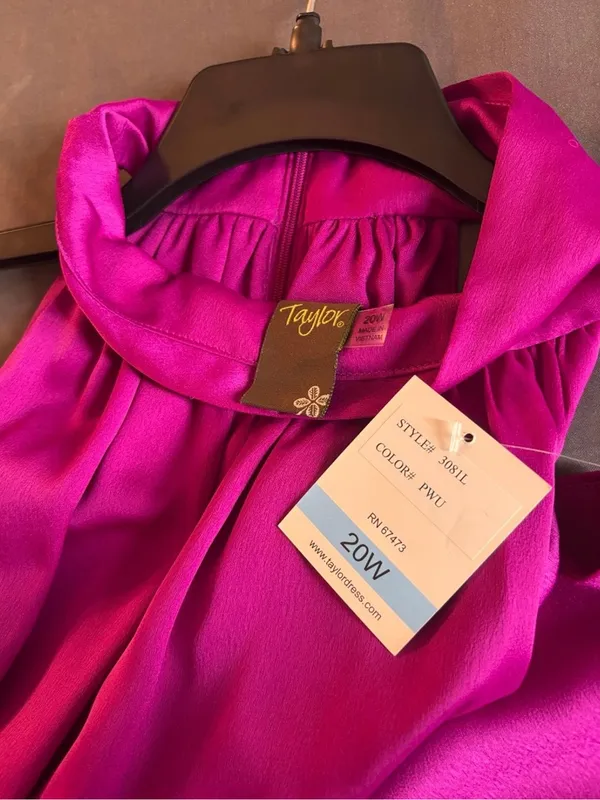 Taylor Sleeveless Halter Maxi Dress 20W - Image 3