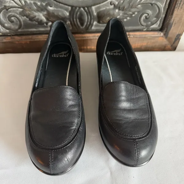 Dansko Debra Slip-On Wedge Clogs Women's Sz 36‎ (5.5-6) Black Professional Nurse - Image 4