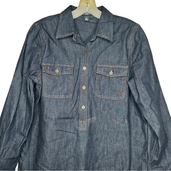 Chaps City Park Denim Dress nwt‎ - Image 2