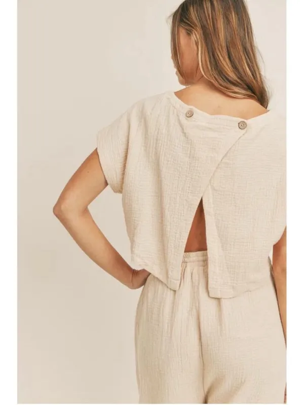 & merci Taylor jumpsuit Tan Size L - Image 2