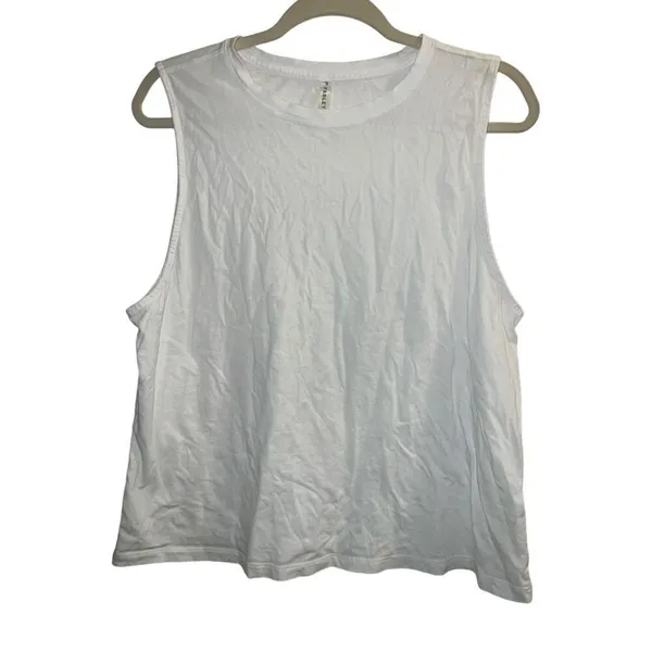 ✨Fabletics Micah Muscle White Sz Medium Tank✨ - Image 5