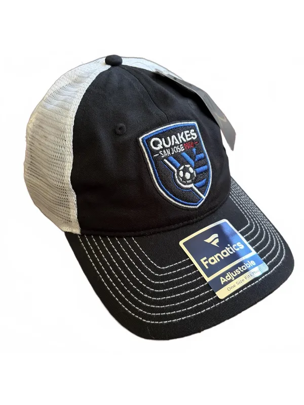 San Jose Earthquakes Hat Cap Fanatics MLS Adjustable Unisex Adult One Size NWT - Image 2
