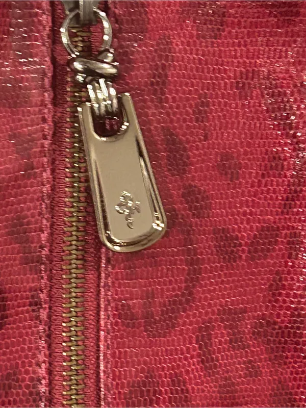 Red faux Leather Shoulder Bag - Cole Haan - Image 2